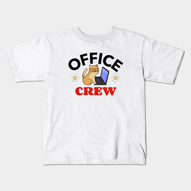 Office Crew Kids T-Shirt by Mountain Morning Graphics